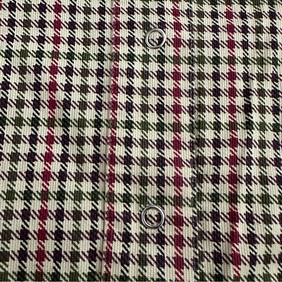 Campagnie Internationale Express Womens Size XS Shepherd Check Plaid Button Up - Picture 9 of 12
